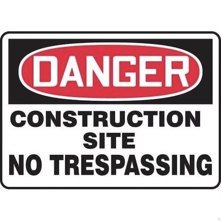 Accuform OSHA DANGER SAFETY SIGN CONSTRUCTIO MCRT122VA MCRT122VA